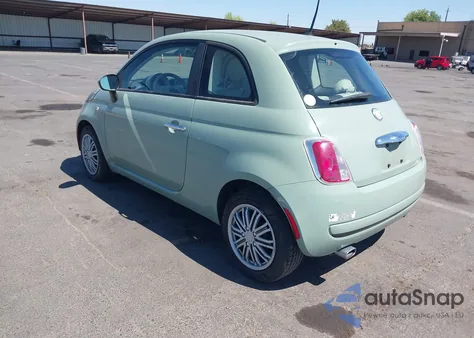 2012 Fiat 500 Pop z USA, uszkodzony, nr VIN 3C3CFFAR9CT381192